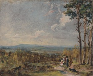 Hampstead Heath, Looking towards Harrow 1821 